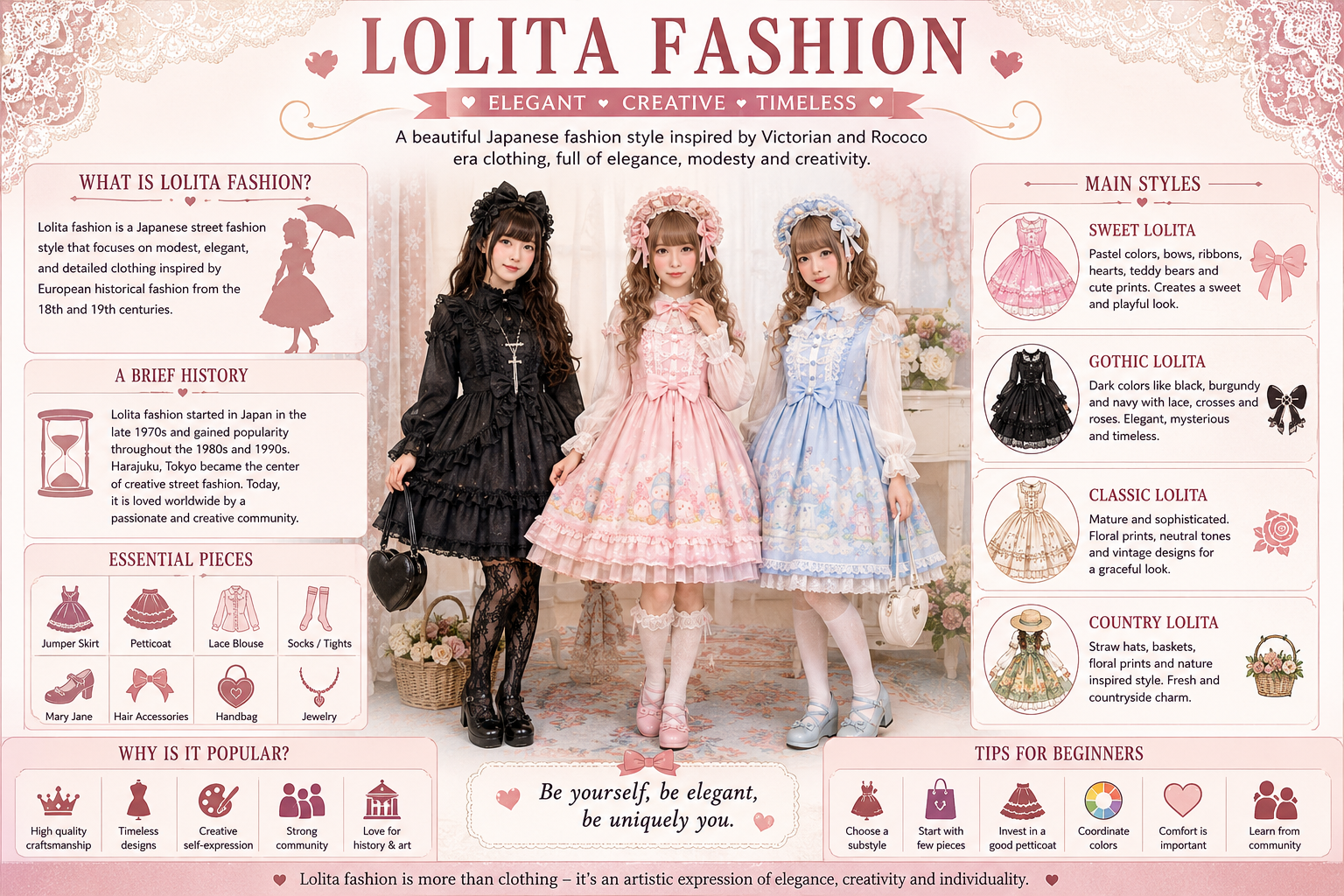 Lolita Fashion: 10 Fascinating Facts About This Elegant Japanese Style